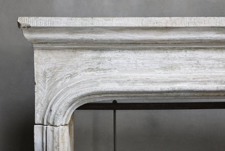 Louis XIV style fireplace