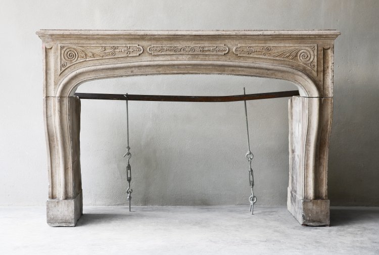 antique french fireplace