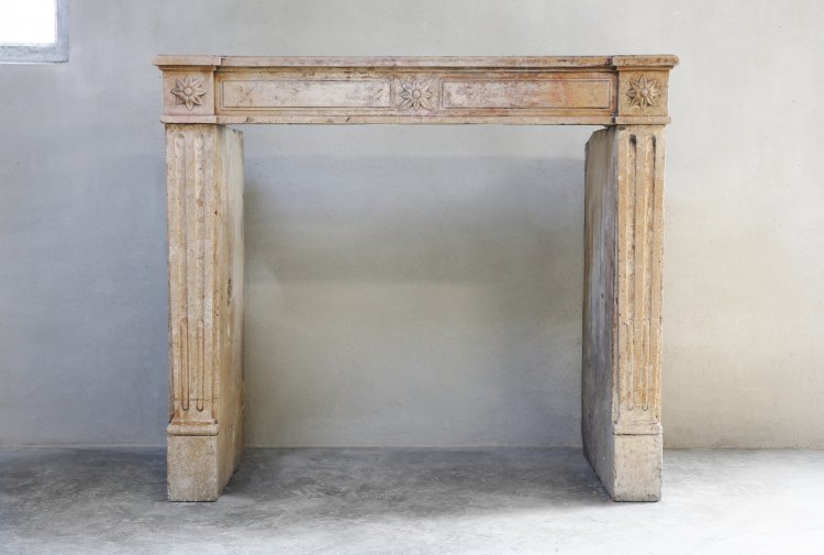 antique french fireplace