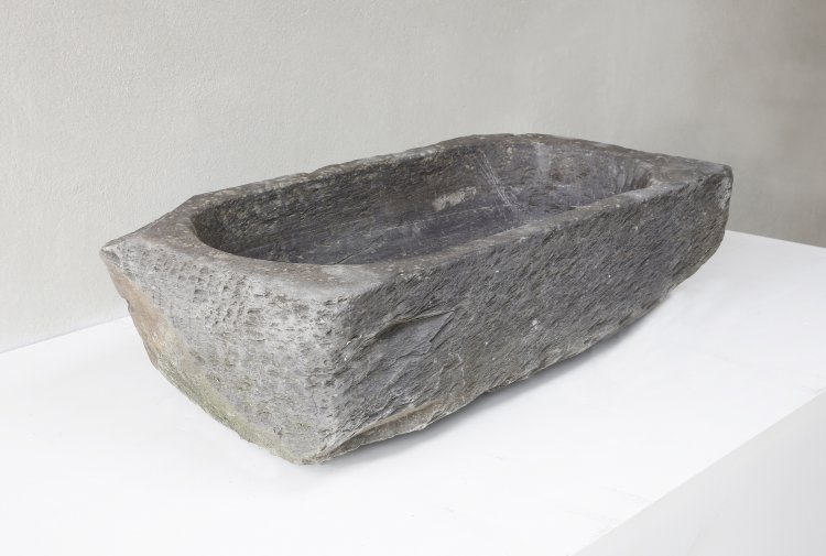 old sink of belgian bluestone