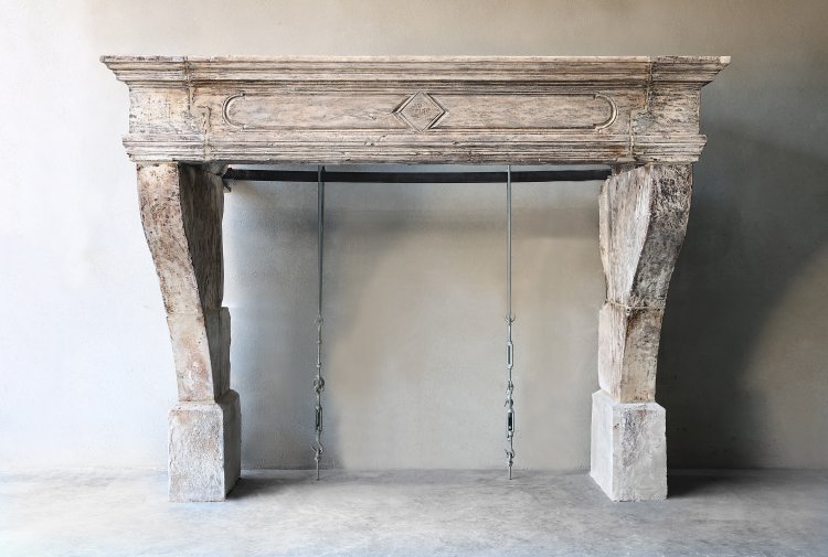 antique castle fireplace