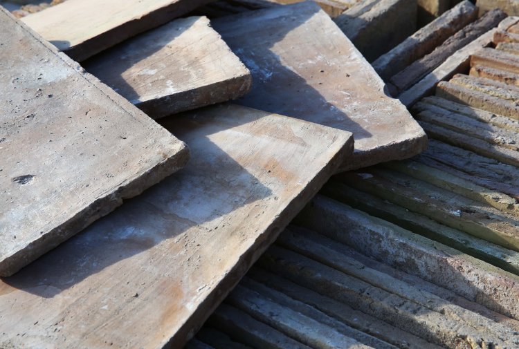 antique terracotta slabs from south of france