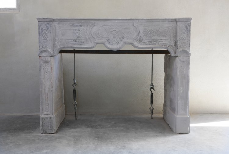 antique french fireplace