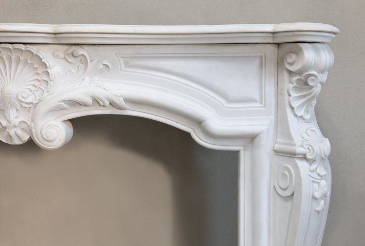 mantle of carrara marble