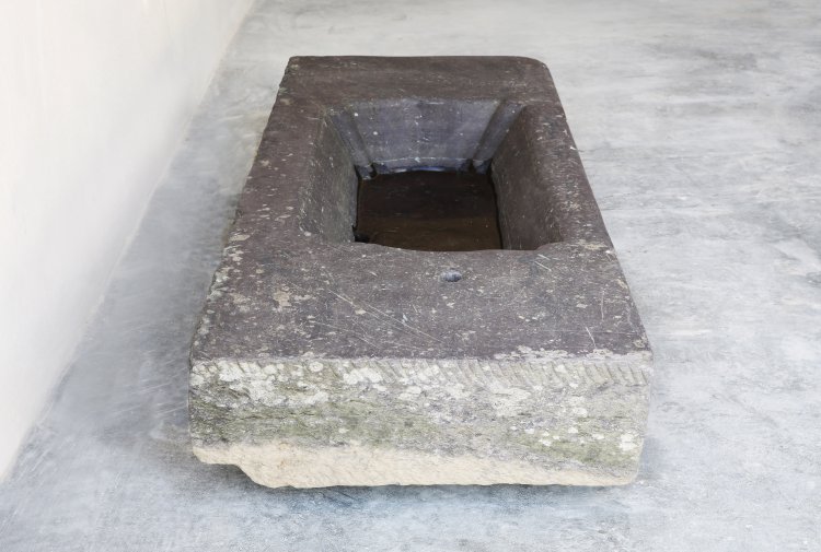 antique french stone trough
