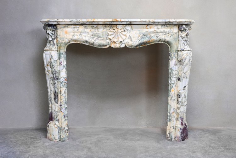 antique marble fireplace