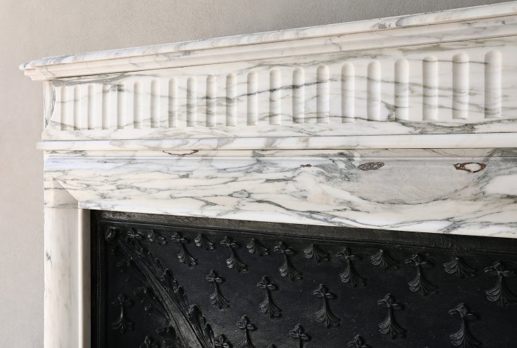antique marble fireplace