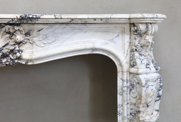 antique marble fireplace