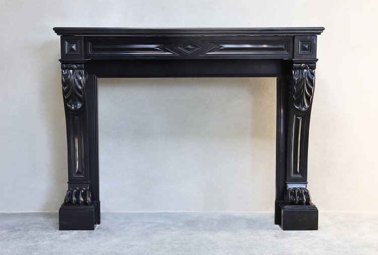 antique marble fireplace