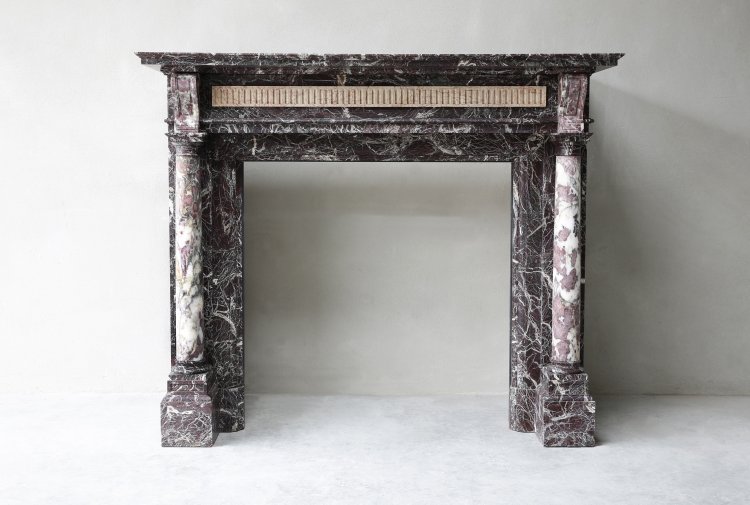 antique marble fireplace