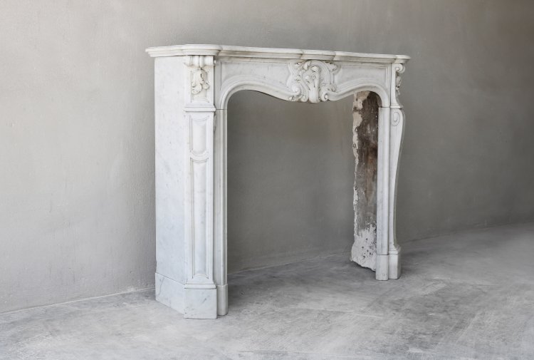 marble fireplace