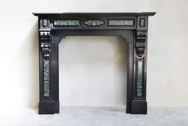 antique marble fireplace