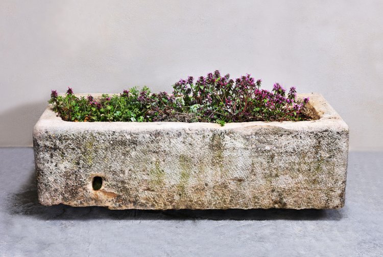 antique trough