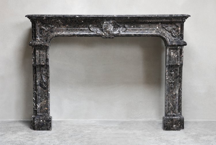 Antique marble fireplace