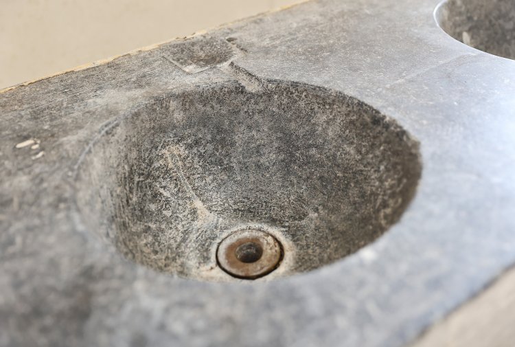 old belgian bluestone sink