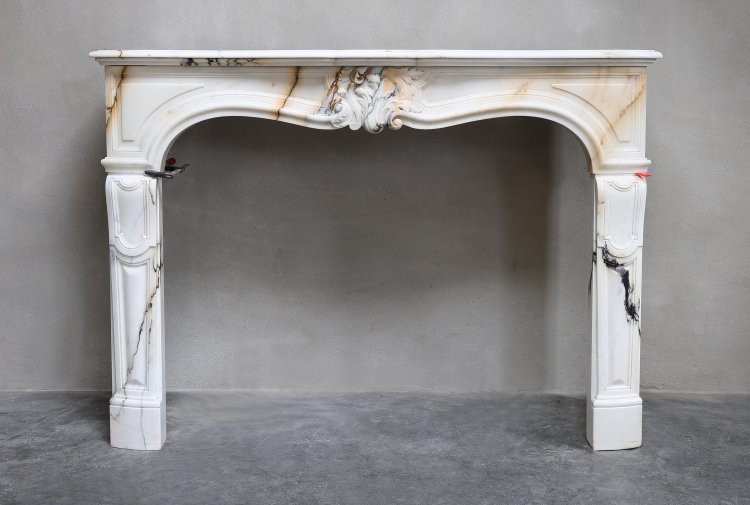 antique marble fireplace