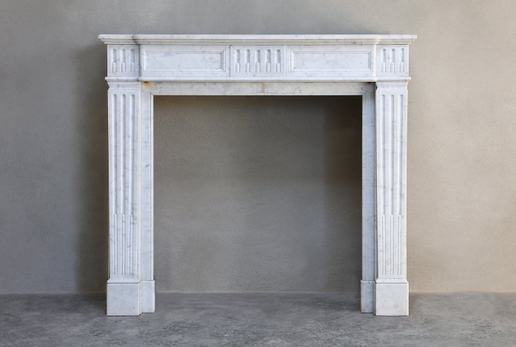 antique marble fireplace