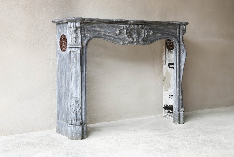 Beautiful marble fireplace