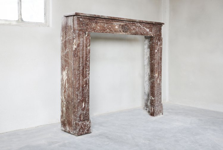 French marble fireplace