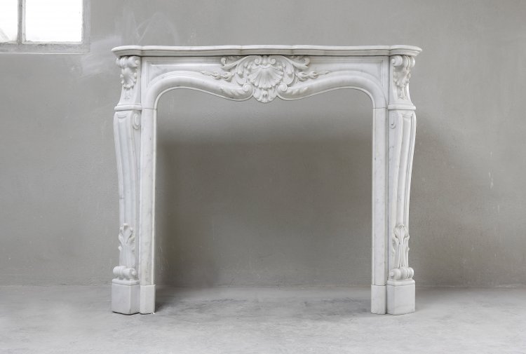 antique marble fireplace