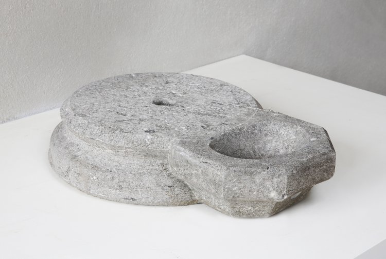 belgian bluestone water bowl