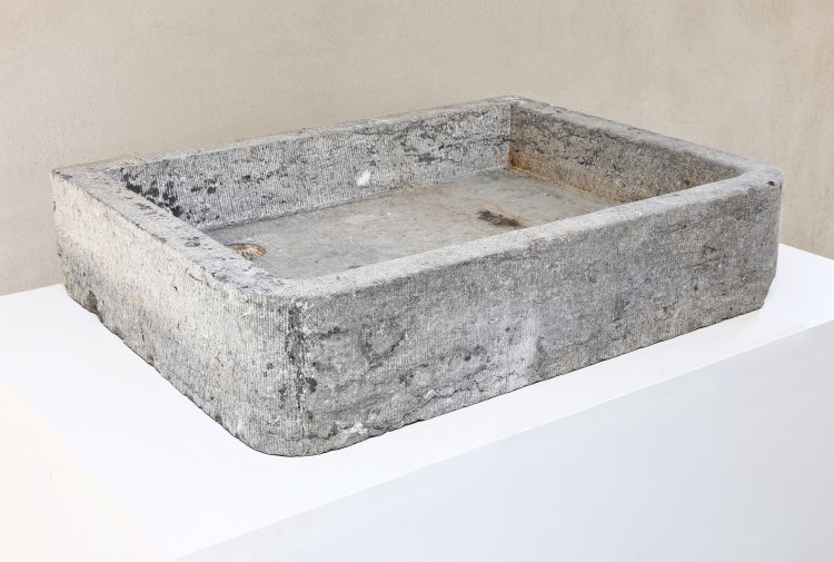 reclaimed belgian bluestone sink 