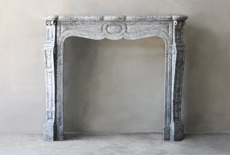 antique marble mantle