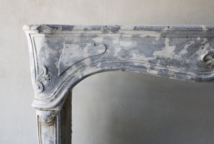 Louis XV mantel fireplace