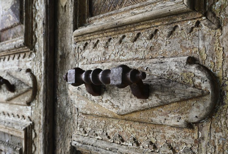 19th century set old doors