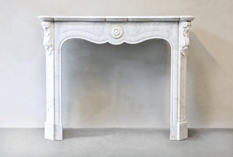 antique marble fireplace