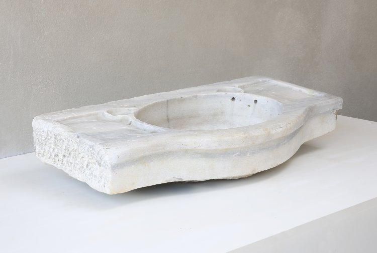 carrara marble sink