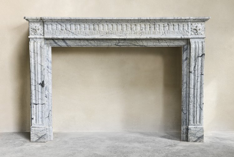 antique marble fireplace