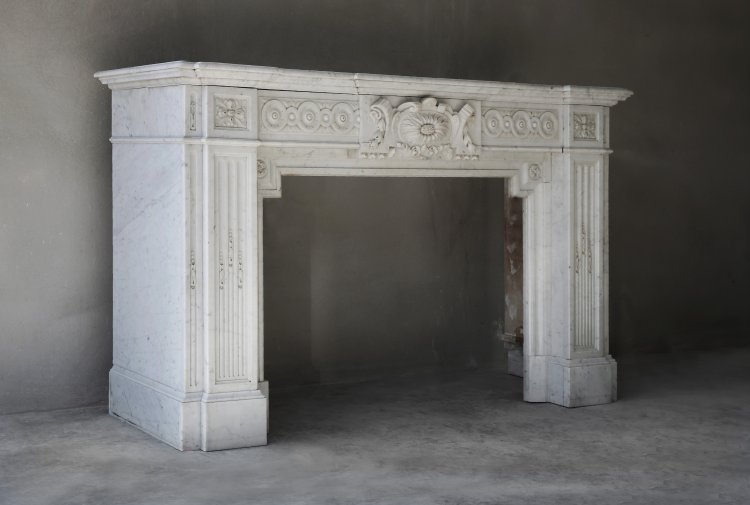 neo-classical fireplace