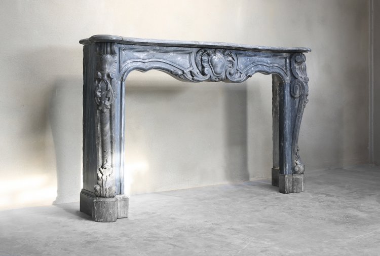 Louis XV mantel fireplace