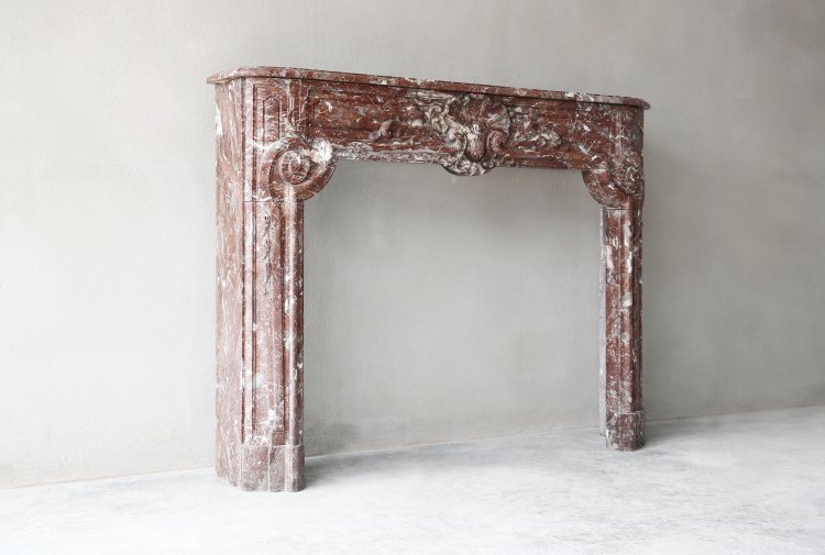 Antique marble fireplace