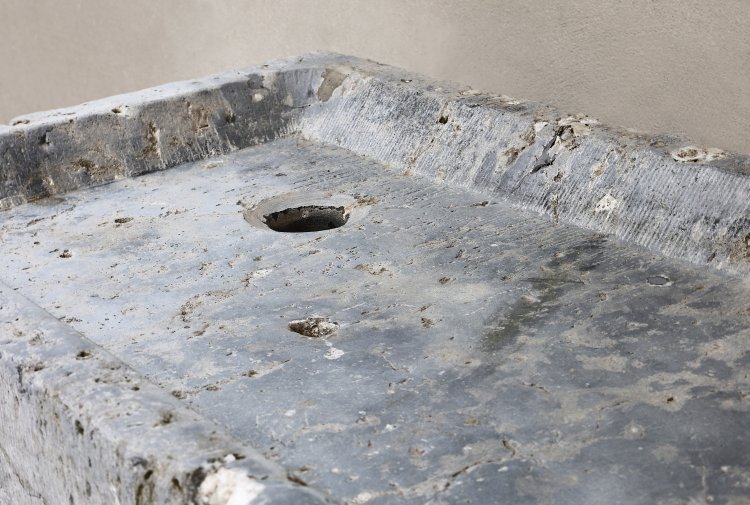 old belgian bluestone sink