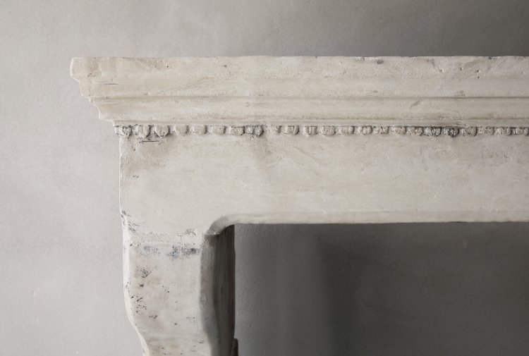 subtile crafted antique fireplace