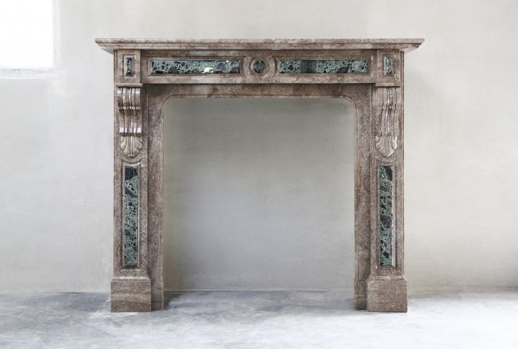 antique marble fireplace