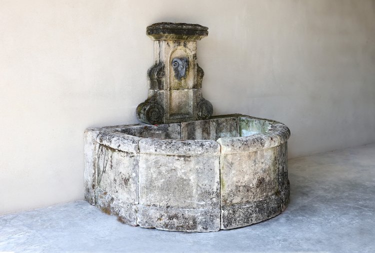 19th century wall fountain