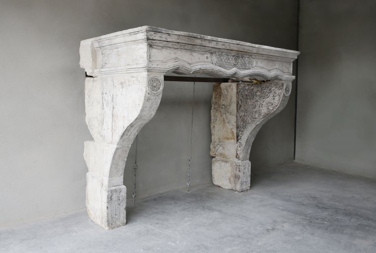 antique french fireplace