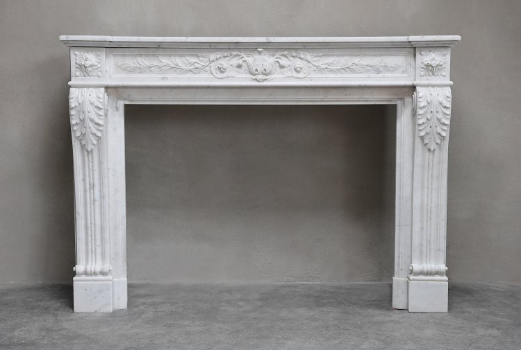 antique marble fireplace