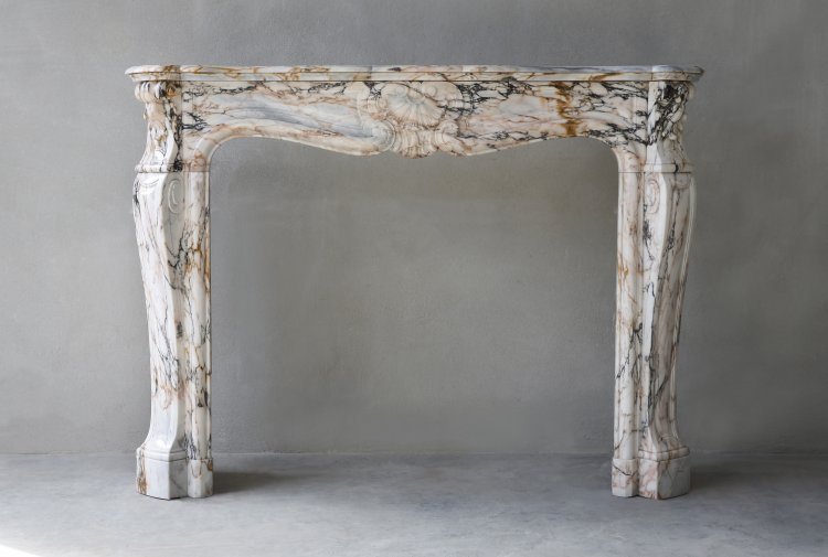 antique marble fireplace