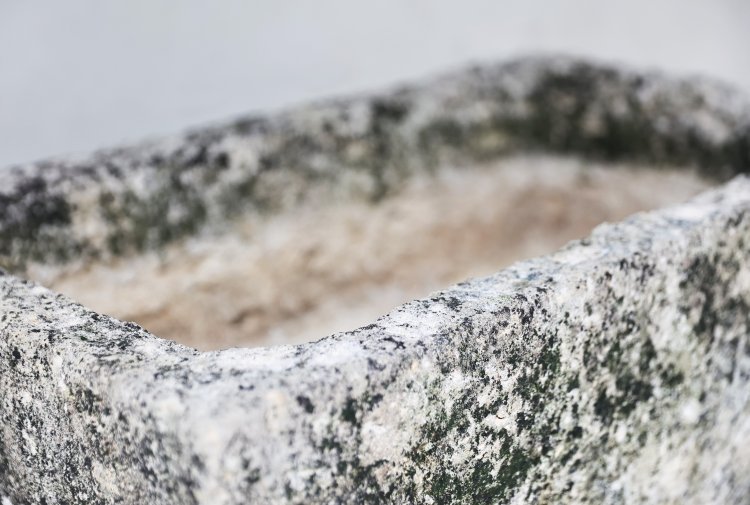 old trough of french limestone