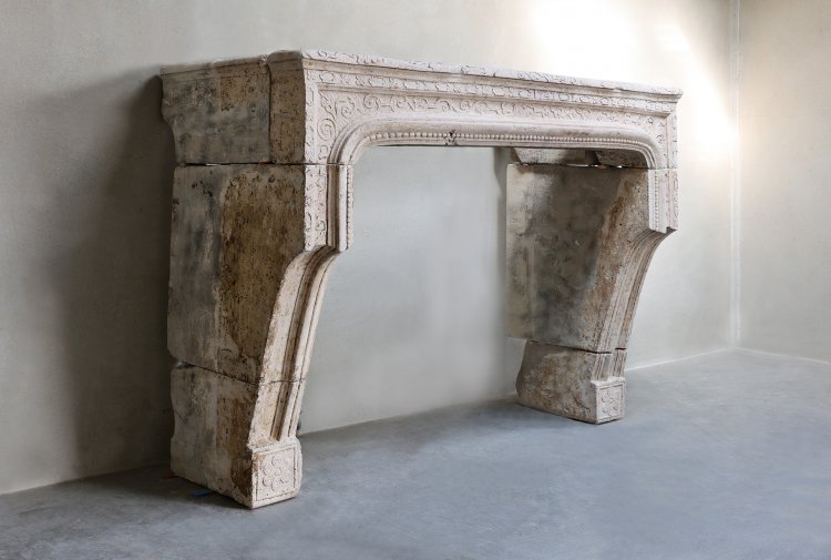 Louis XIV style fireplace