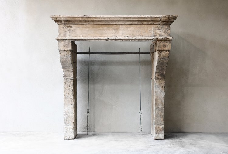 antique fireplace