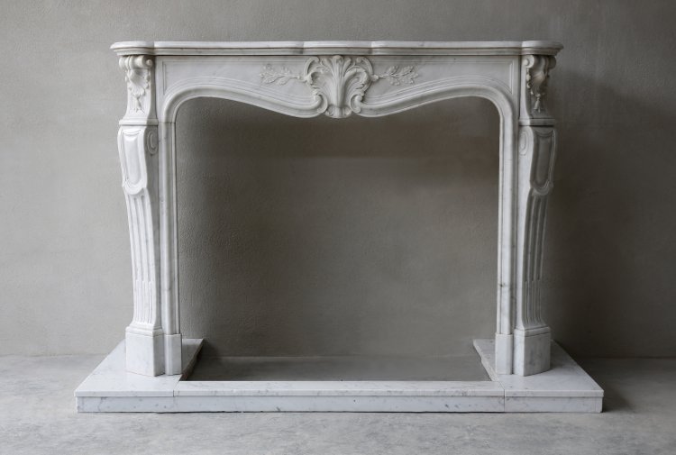 antique marble mantel