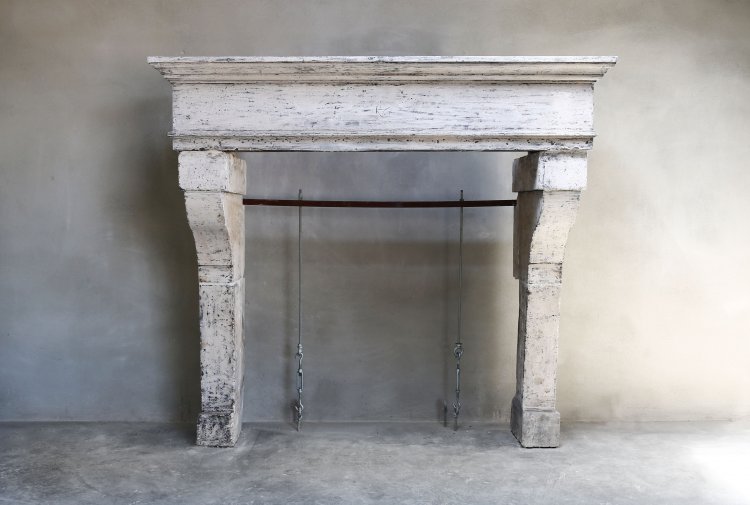 antique french fireplace
