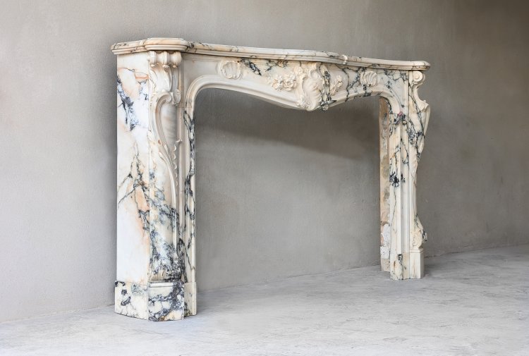 paonazzo marble mantle surround