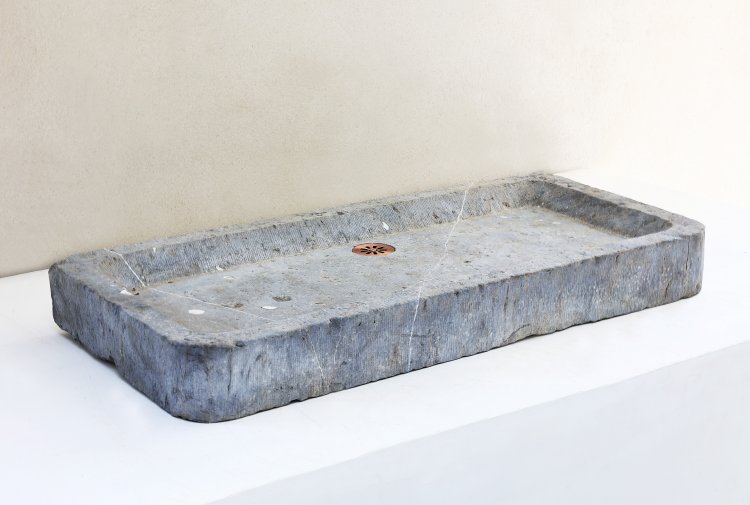 old belgian bluestone sink 